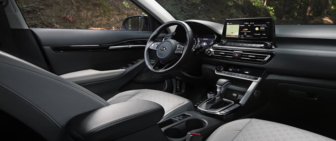 Upscale Interior of a Kia Seltos